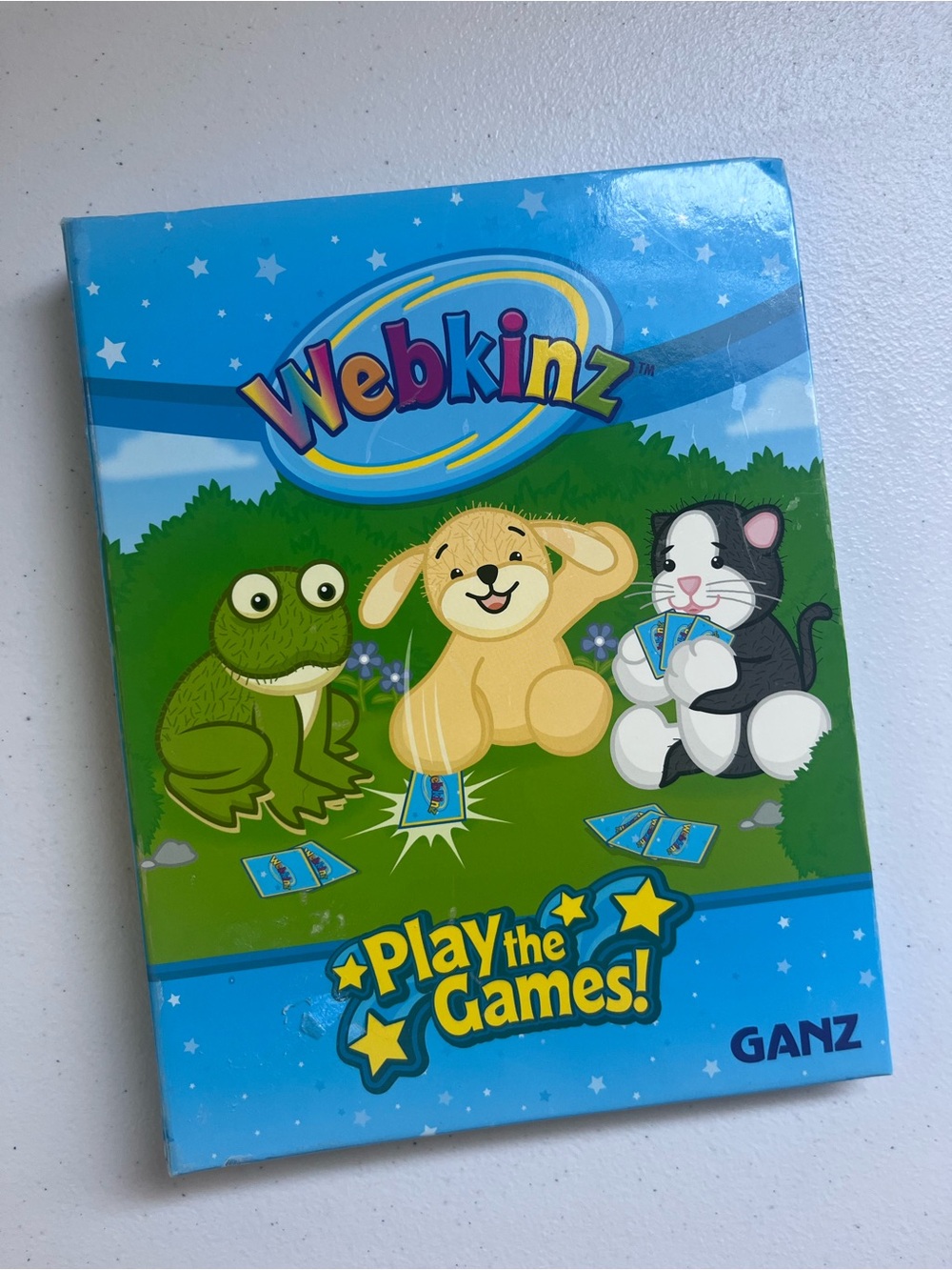 Ganz Webkinz "Play the Games!" Trading Card Album Binder Folder w/ 40 Cards